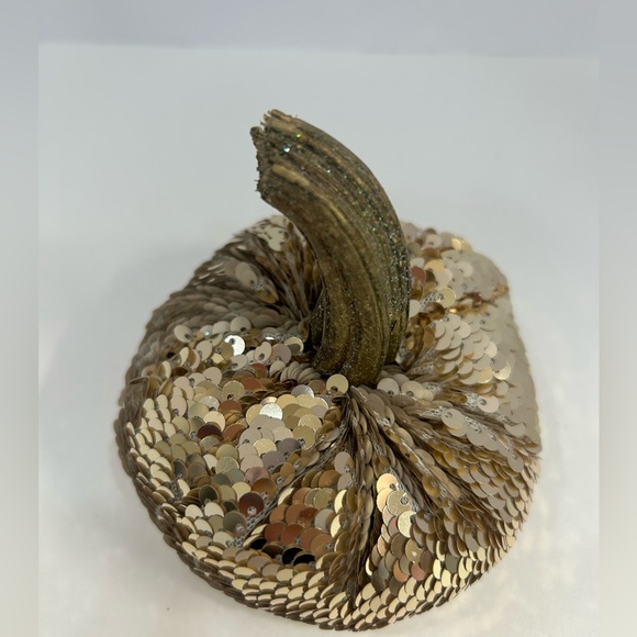 “Festive” Sequin Pumpkin Home Decor - Picture 2 of 5